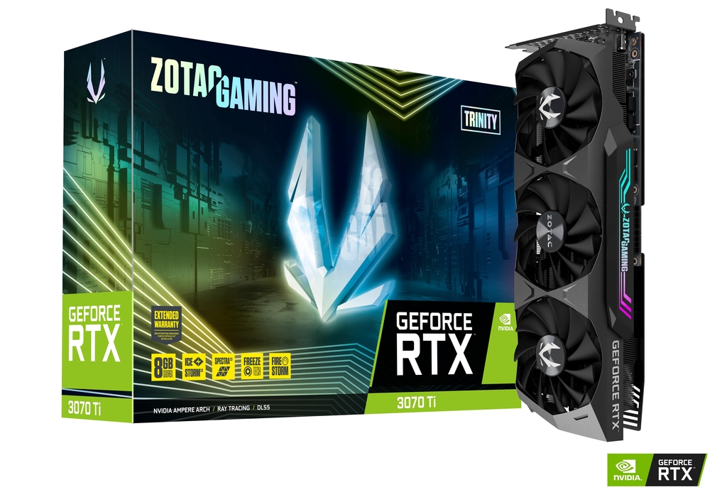 01 کارت گرافیک زوتک مدل RTX3070TI Trinity 8GB