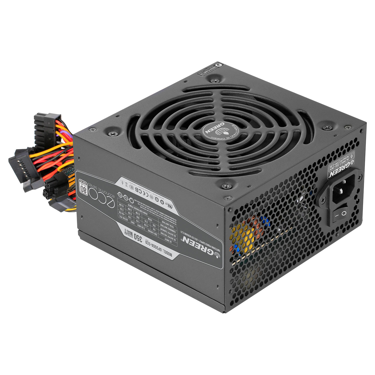منبع تغذیه گرین مدل GP350A-ECO Rev3.1 - Image 4