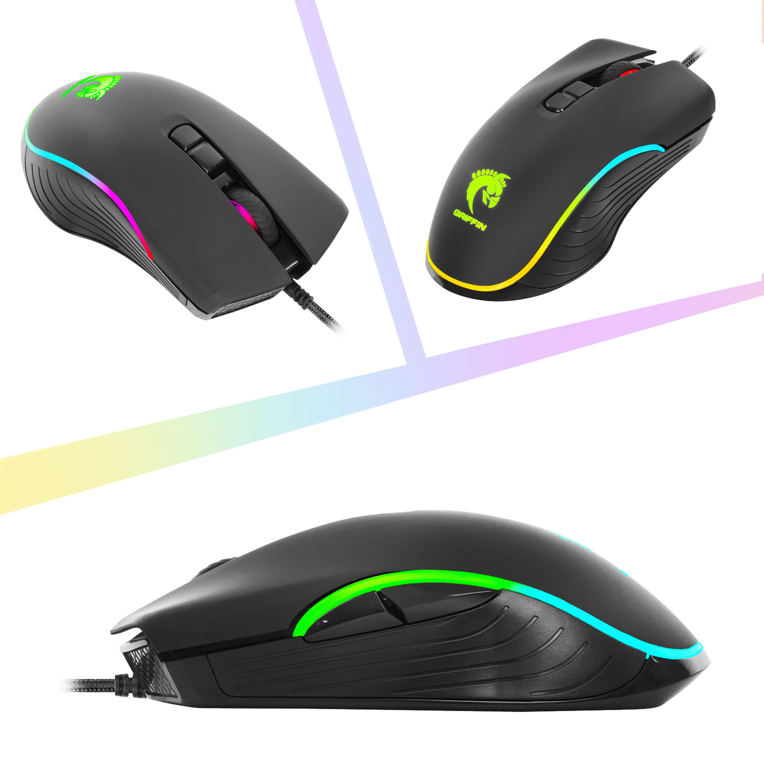 ماوس گرین مدل GM605-RGB - Image 3