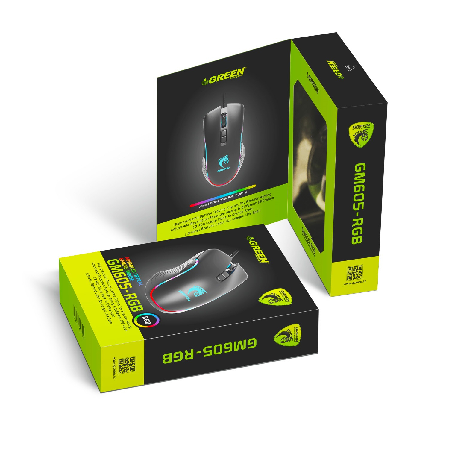 ماوس گرین مدل GM605-RGB - Image 4