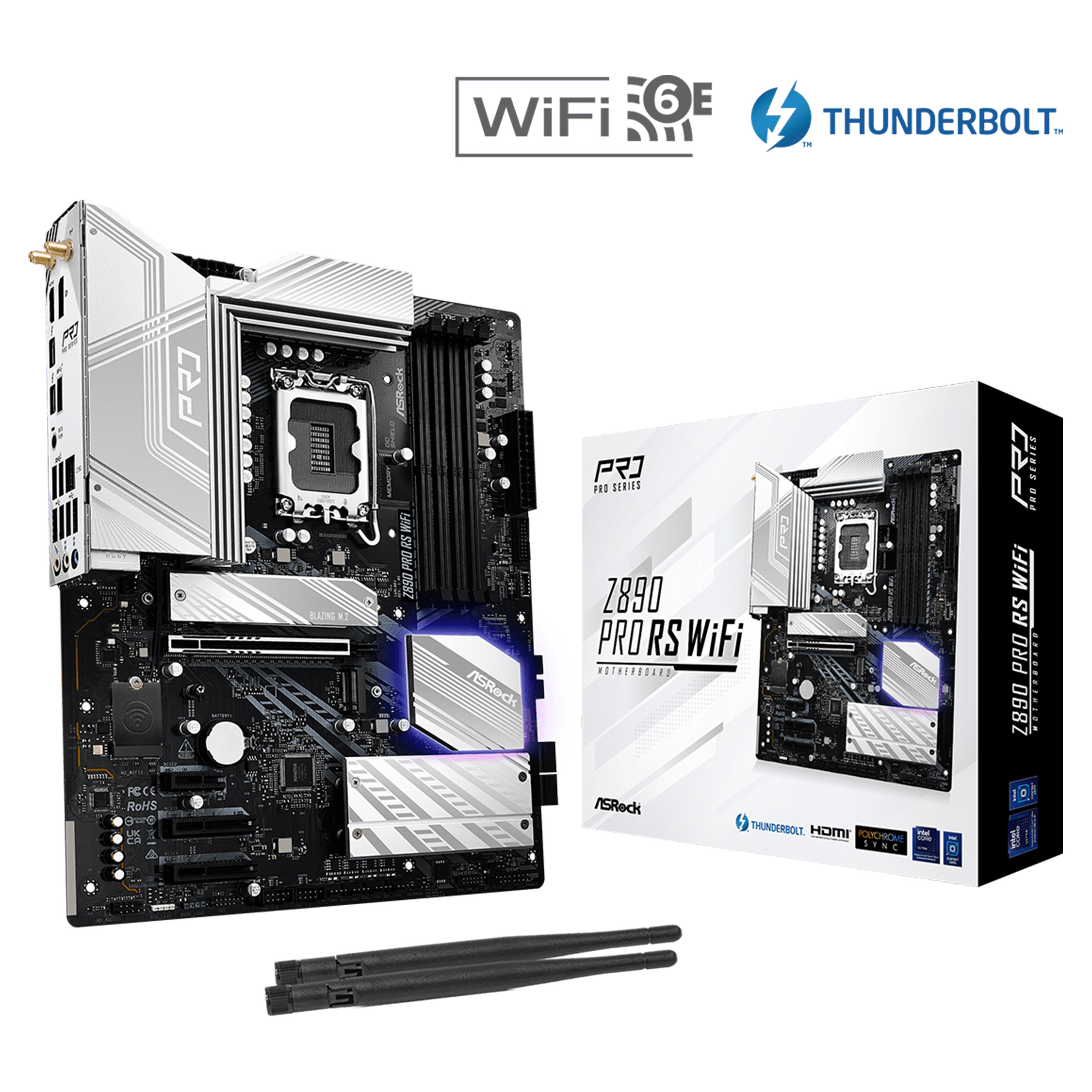 مادربرد ازراک مدل Z890 Pro RS WiFi - Image 4